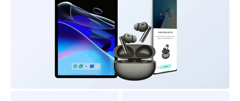 Max34A Ear Wireless Buds Air 6 Pro with Dual Drivers(11Mm+6Mmtweeter),40 Hrs Play Time
