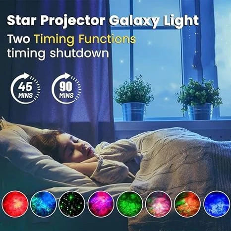 Galaxy Astronaut Star Projector Night Light – 360° Adjustable Lamp with Remote & Timer | USB Powered Space Light for Kids, Bedrooms & Parties
